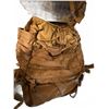 Image 4 : Large Tactical Backpack with MOLLE Webbing and Adjustable Straps, Tan Colour