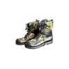 Image 2 : Canadian Army Combat Boots Camouflage Pattern Leather Nylon Size 9
