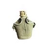 Image 2 : Military Green Plastic Canteen with Olive Drab Canvas Pouch and Button Flap