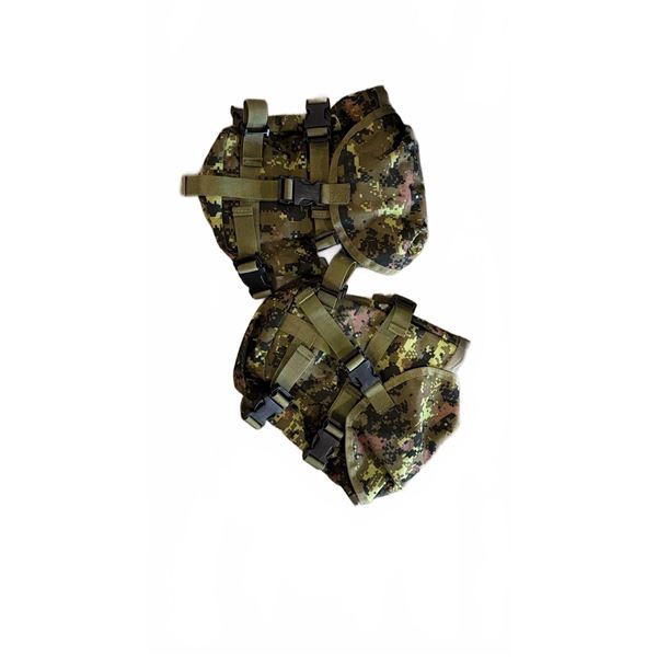 Canadian Forces CADPAT Canteen Covers Set of 2 with Straps and Buckles
