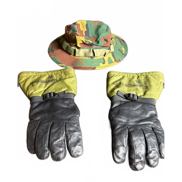 TACGEAR Jungle Boonie Hat and Reusch Gore-Tex Leather Gloves Medium