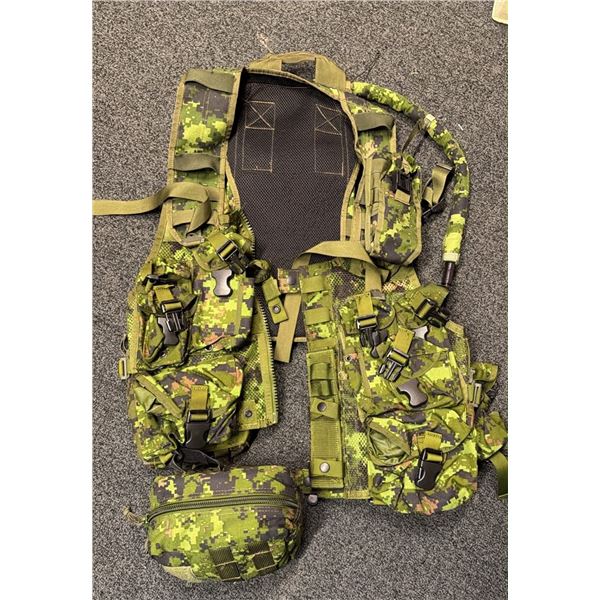 CADPAT Tactical Vest With Medic Pouch and Field Gear Contents