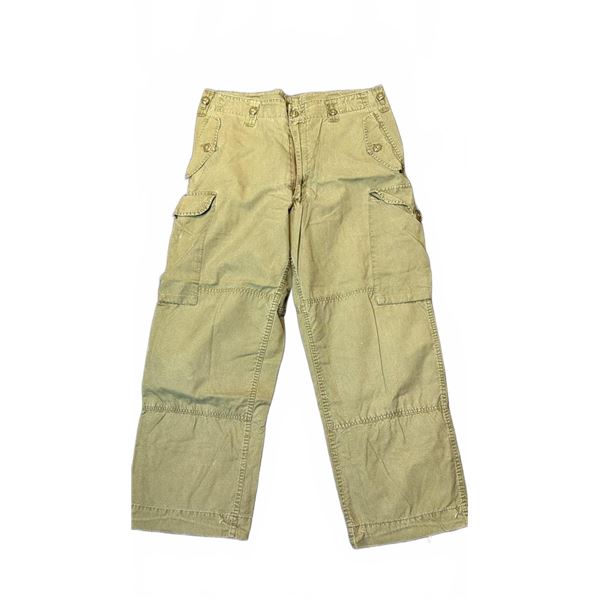 Military Style Olive Green Cargo Pants Size 7036 Date 05/1998