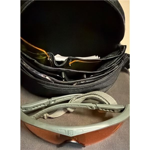 Revision Military Eyewear Set with Multiple Lenses and Zippered Case