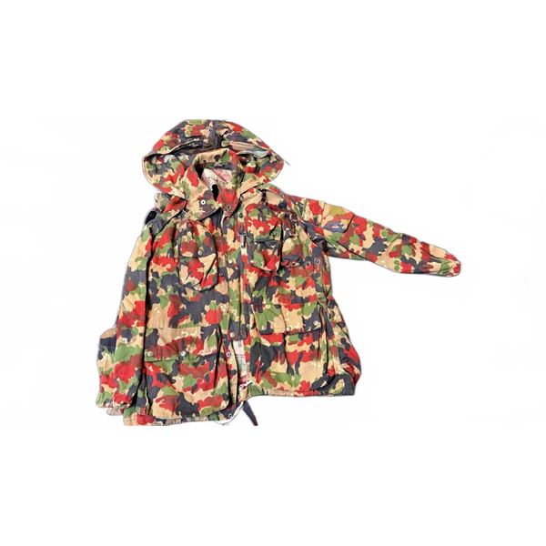 Swiss Alpenflage Camouflage Field Jacket Size 56, 50% Cotton 50% Polyester