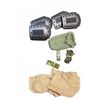 Image 1 : Military Surplus Tactical Set with Knee Pads, Utility Pouch, Straps and Mesh Netting