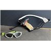 Image 1 : Cobra Slingshot with Protective Mesh Goggles and Adjustable Green Strap