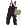 Image 1 : Polartec Cold Weather Fleece Overalls Large-Long, Striped Shirt & White Cloths Lot