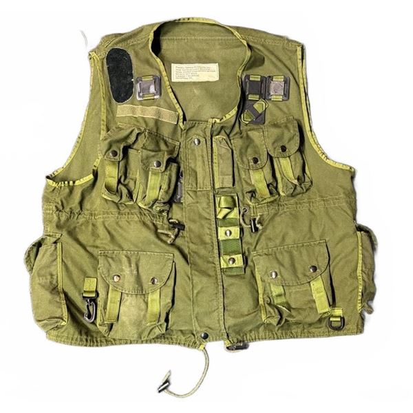 Pacific Safety Products Tactical Loadbearing Vest, Olive Green, Size Large