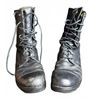 Image 1 : Canadian Military Black Leather Combat Boots Size 7-9 Style 256-496