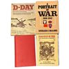 Image 1 : D-Day, A Portrait of War 1939-1943, Fragments of War WWII History Books Lot
