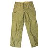 Image 1 : Surplus St-Gilles Green Nylon/Cotton Cargo Pants, Made in Canada, Size 8