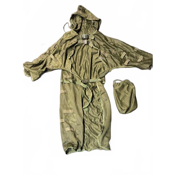 Helikon-Tex Helikon-Tactical Mesh Poncho Suit with Carry Bag, Olive Green
