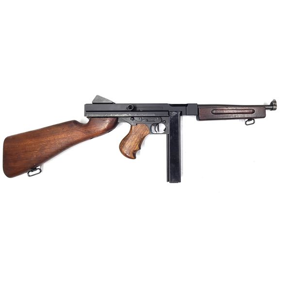 Thompson Model M1A1 Machine Gun DEACTIVATED c/w Original Stick Magazine