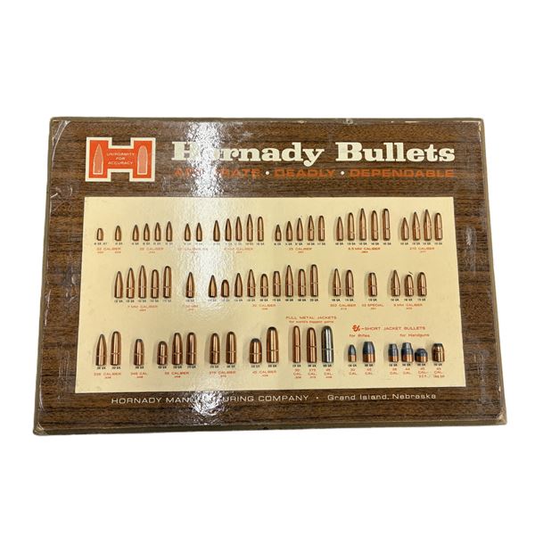 Hornady Vintage Bullet Board