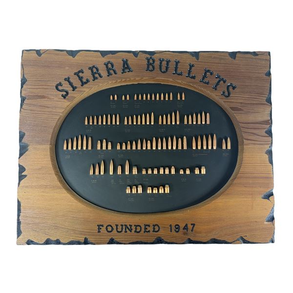 Sierra Vintage Wood Bullet Board