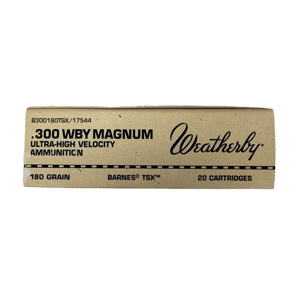 300 Weatherby Ultra HV - 180 Grain NIB