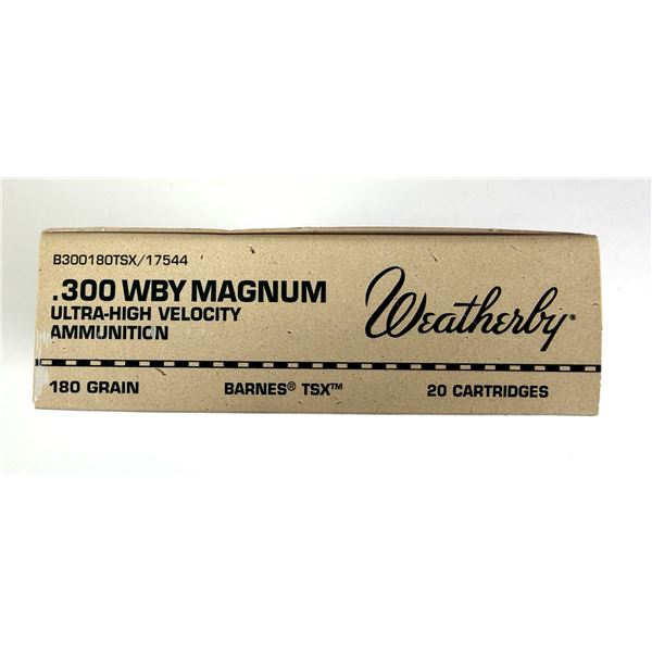 300 Weatherby Ultra HV - 180 Grain NIB