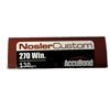 Image 1 : 270 WIN Nosler Custom Accubond - 130 Grain