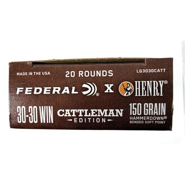 30-30 WIN Federal x Henry - Cattleman NIB