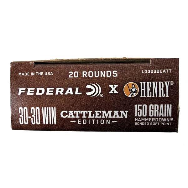 30-30 WIN Federal x Henry - Cattleman NIB
