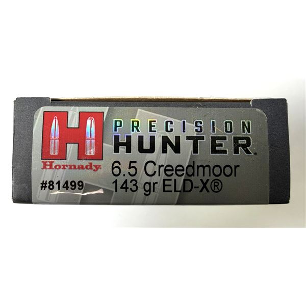6.5 Creedmoor Hornady - 143 Grain NIB