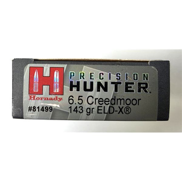6.5 Creedmoor Hornady - 143 Grain NIB