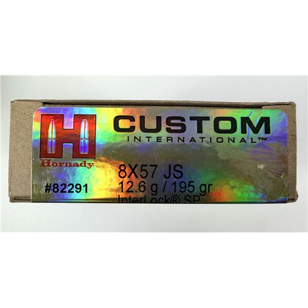 8x57 JS Hornady - 195 Grain NIB