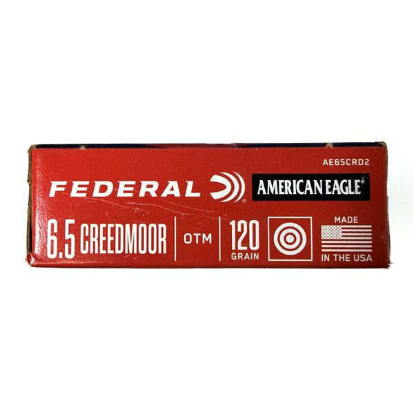 6.5 Creedmoor Federal - 120 Grain NIB