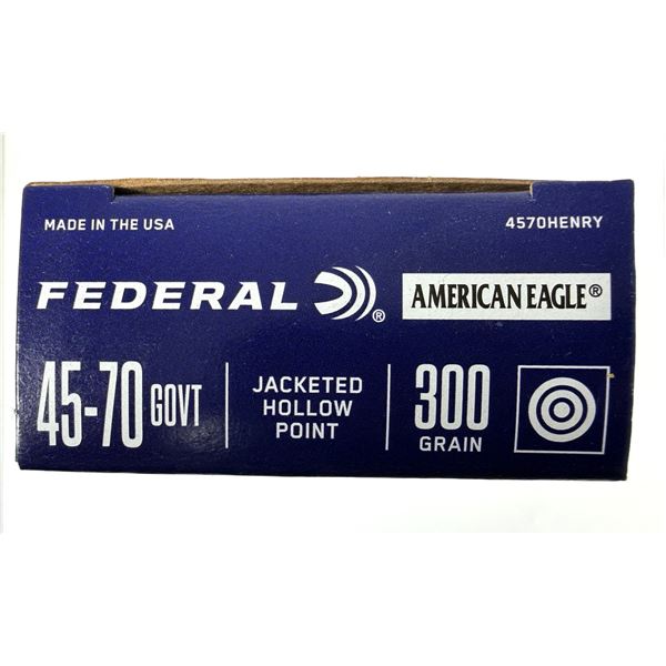 45-70 GOVT Federal JHP - 300 Grain NIB