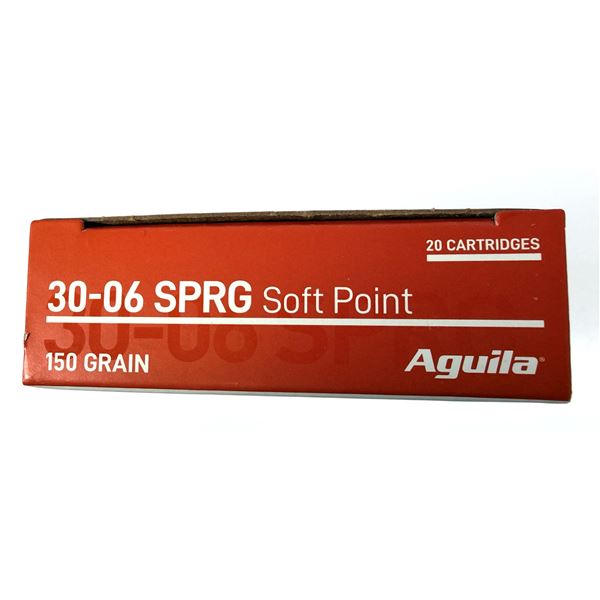30-06 Springfield Aguila SP - 150 Grain NIB
