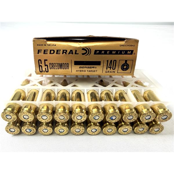 6.5 Creedmoor Federal Premium - 140 Grain NIB