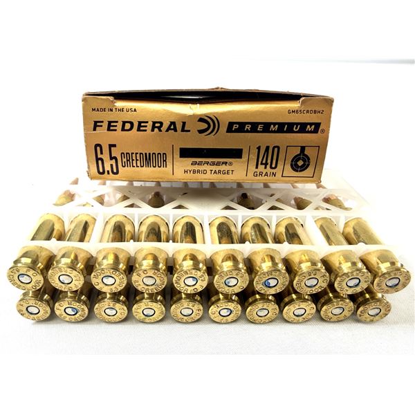 6.5 Creedmoor Federal Premium - 140 Grain NIB