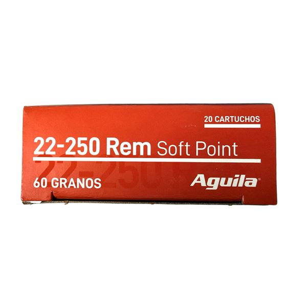25-250 REM Aguila SP - 60 Grain NIB