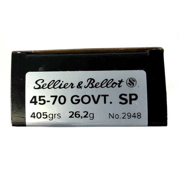 45-70 GOVT S&B - 405 Grain NIB