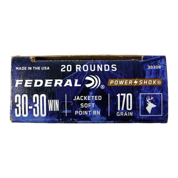 30-30 WIN Federal JSP - 170 Grain NIB