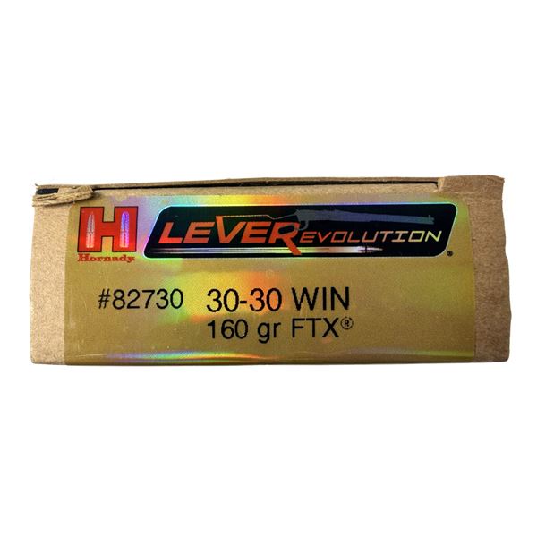 30-30 WIN Hornady FTX - 160 Grain NIB