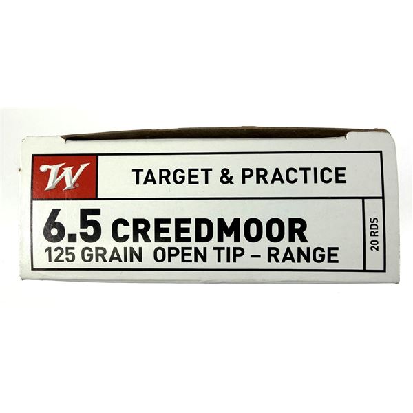 6.5 Creedmoor Winchester - 125 Grain NIB