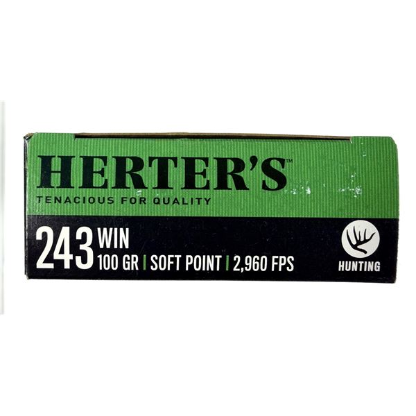 243 WIN Herters SP - 100 Grain NIB