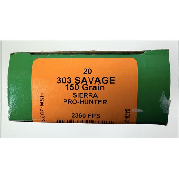 303 Savage HSM Sierra - 150 Grain NIB