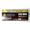 Image 1 : 243 WIN Federal Premium Nosler - 100 Grain NIB