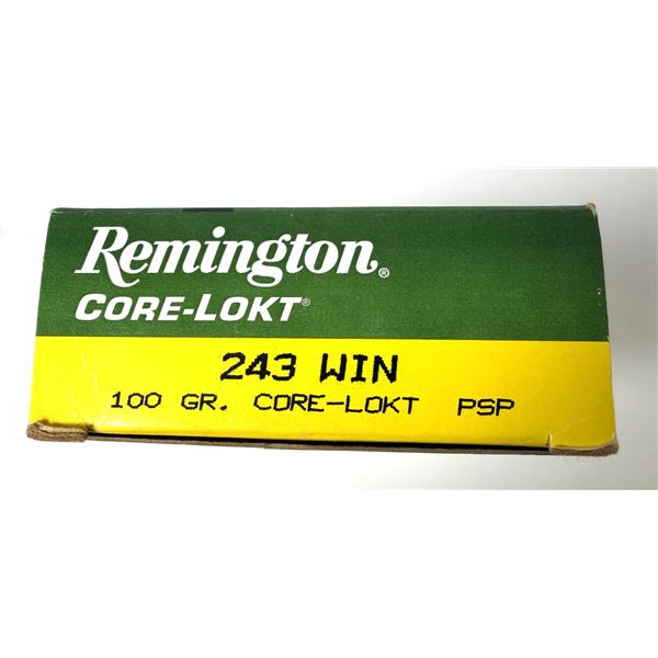243 WIN Remington PSP - 100 Grain NIB