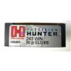Image 1 : 243 WIN Hornady Hunter - 90 Grain NIB
