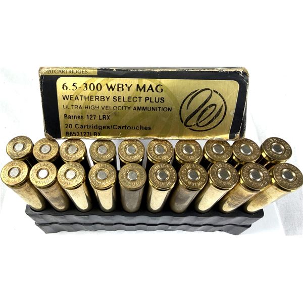 6.5-300 Weatherby MAG x20 Rounds
