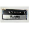 Image 1 : 22-250 REM Federal SP - 55 Grain NIB