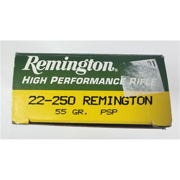 22-250 REM Remington PSP - 55 Grain NIB