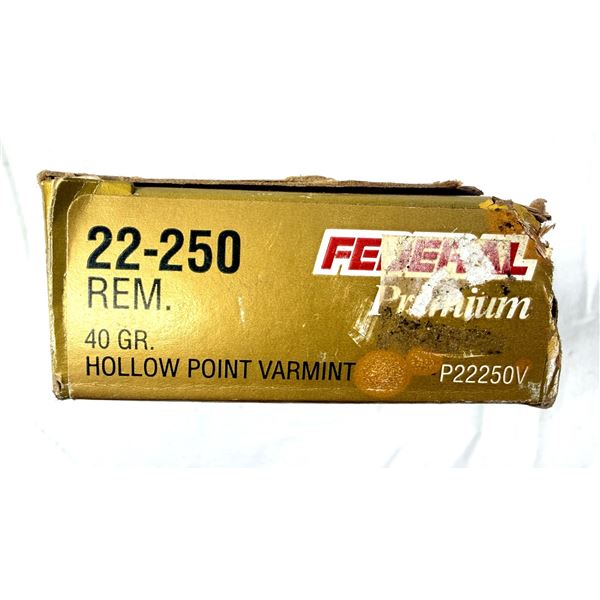 22-250 REM Federal HP Varmint - 40 Grain