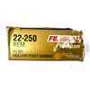 Image 1 : 22-250 REM Federal HP Varmint - 40 Grain