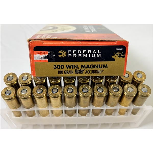 300 WIN MAG Federal Nosler - 180 Grain NIB