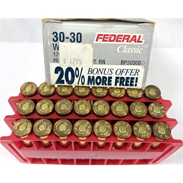 30-30 WIN Federal x24 Rounds